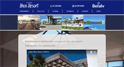 Desktop Screenshot of capaoilhasresort.com.br